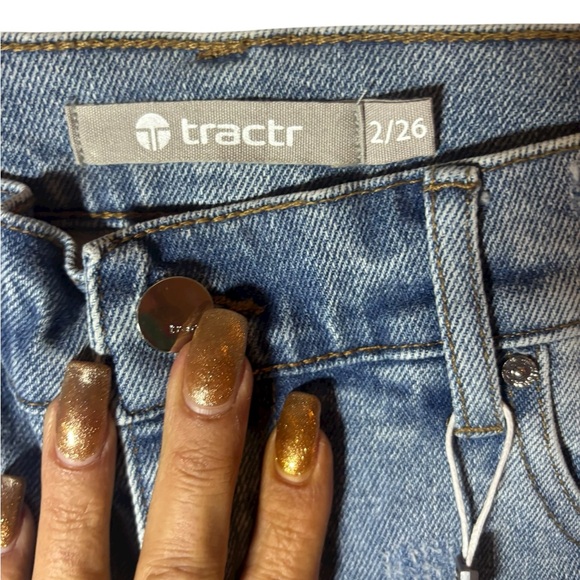 Tractr High Rise Weekender Jeans – Women’s Size 2 / 26 - Picture 3 of 6